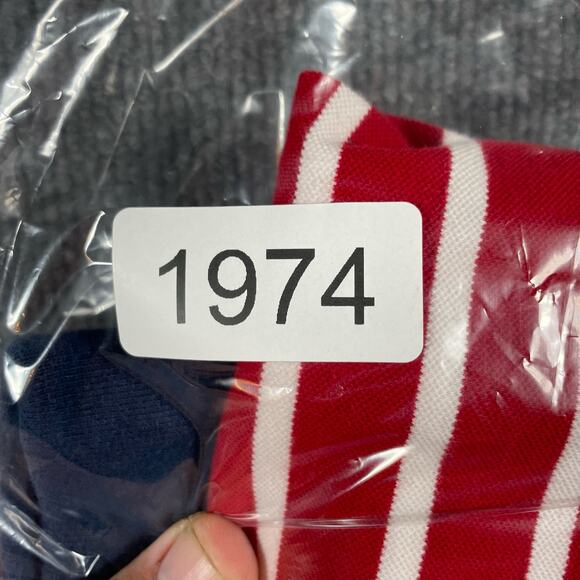 Southern Tide Polo Shirt Men's Large Red/White/Blue Striped Classic Fit Casual - Picture 10 of 10